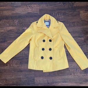 Old Navy Yellow Pea Coat